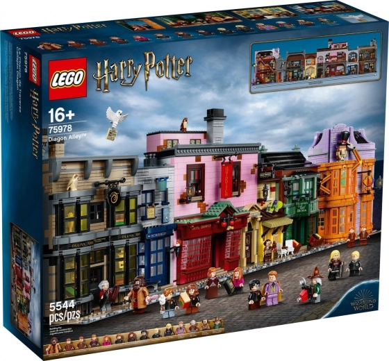 LEGO HARRY POTTER Diagonaleja — modulārs kolekcionāru būvkomplekts