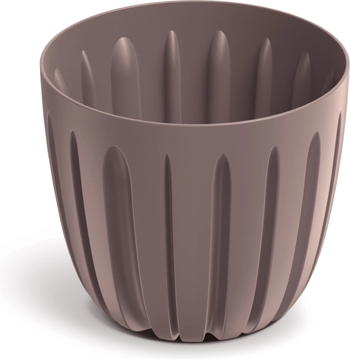 Plastmasas puķu pods Wario 13,8 cm marsala