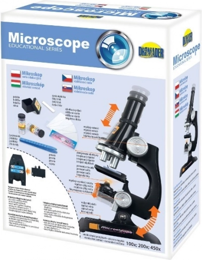 Mikroskops 100, 200, 450 x