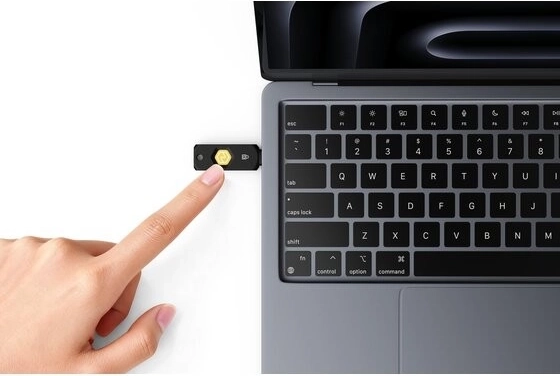 Touch confirmation via USB-C and NFC
