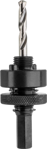 Turētājs bimetāla kroņurbjiem 32–152 mm ar centrējošo urbi