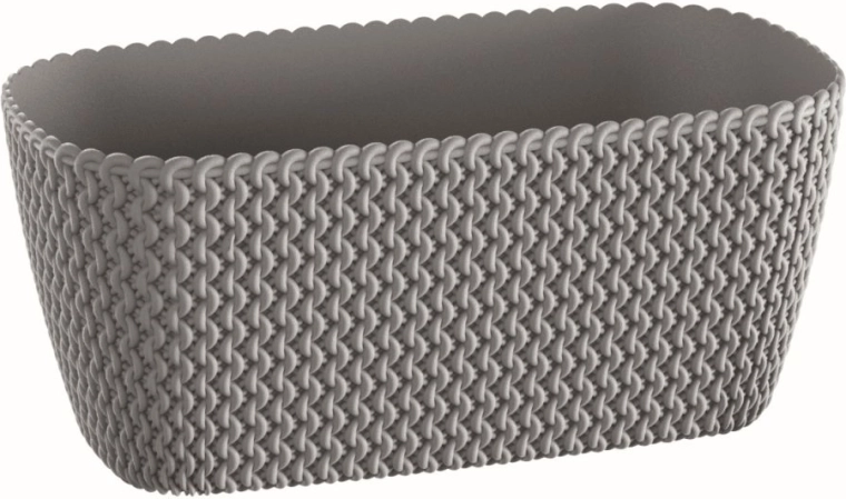 Puķu kaste Splofy Case 29,7 cm pelēks akmens