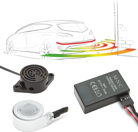 Slēpts elektromagnētiskais parkošanās sensors ar 220 cm lenti