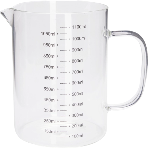 1 L Glass Measuring Jug made of Borosilicate Glass