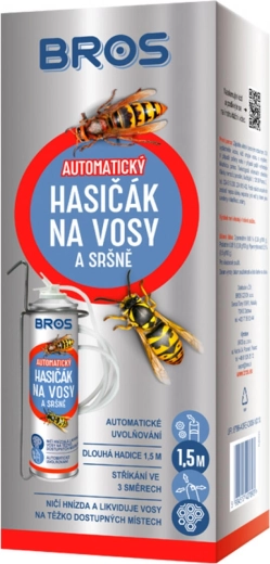 BROS automātiskais aerosols pret lapsenēm un sirseņiem (“ugunsdzēšamais aparāts”) 400 ml