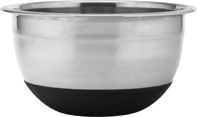 Nerūsējošā tērauda bļoda Altom Design ar silikona neslīdošu pamatni 16 × 8 cm