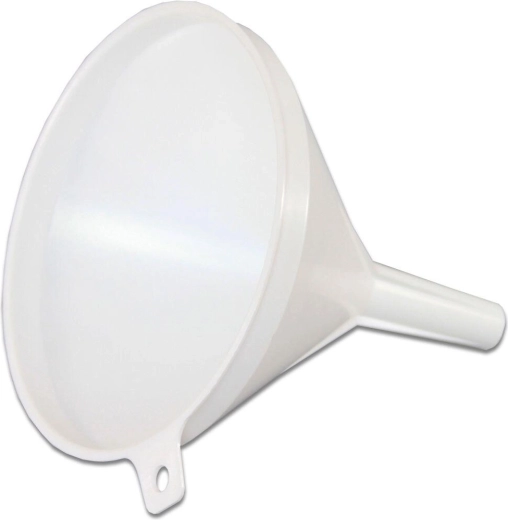 Plastic funnel 18 cm – color mix