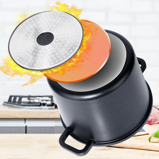 Ātra un vienmērīga uzsildīšana uz visām plītīm