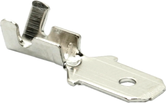Tin-plated crimp pin 4.8 mm