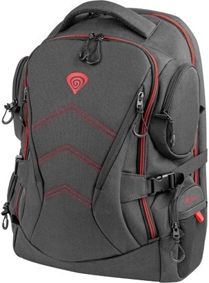 Spēļu mugursoma Genesis Pallad 550 klēpjdatoriem 15,6–17,3", melna