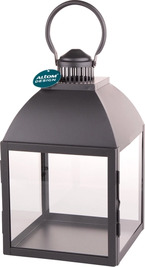 Glass protects the flame and enhances the light