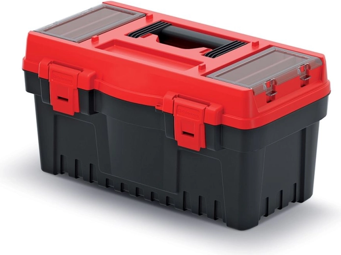 Plastmasas instrumentu koferis EVO 47,6 × 26 × 25,6 cm, sarkans