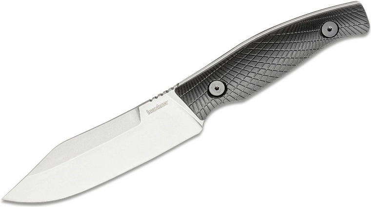Kershaw Camp 5 izturīgs fiksētās asmens āra nazis D2 ar stonewash apdari, FRN rokturi un maksti