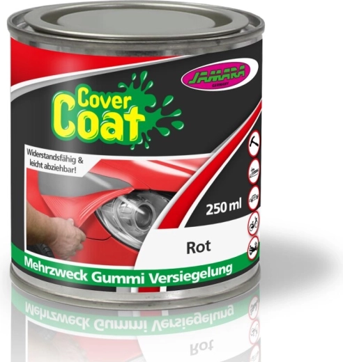 Cover Coat šķidrā gumija sarkana 250 ml (bundža)