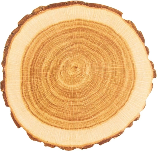 Natural wood-slice look
