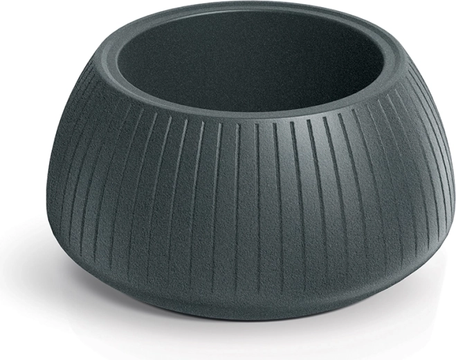 Coro Bowl Flower Pot 40 cm graphite