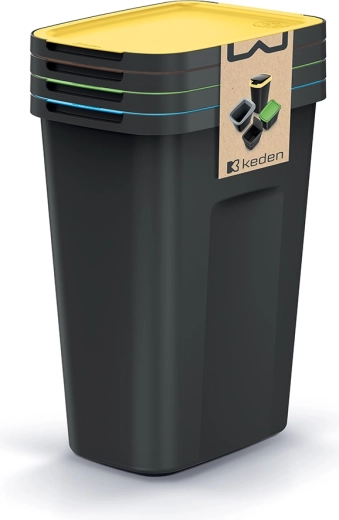 atkritumu šķirošanas tvertņu komplekts Compacta Q Flap Plus 4×35 l