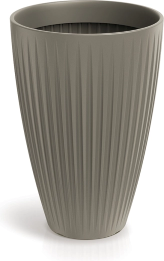 Puķu pods Latia Round High 40 cm mocca