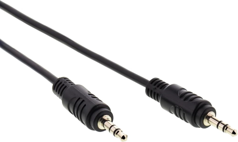 Sencor stereo audio kabelis, 3,5 mm spraudnis uz 3,5 mm spraudni, 0,8 m