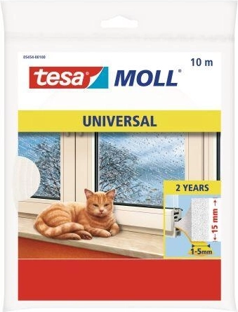 Foam window seal 15 × 6 mm, white, 10 m