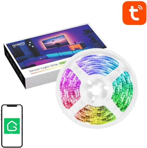 Viedā WiFi RGB LED lente Gosund SL1 2,8 m