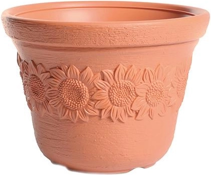 SUNNY Flower Pot, brick, diameter 46 cm
