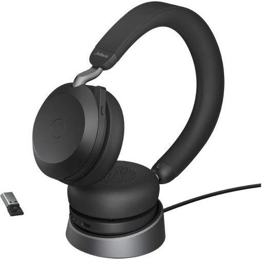 Jabra Evolve2 75 bezvadu austiņas ar aktīvo trokšņu slāpēšanu