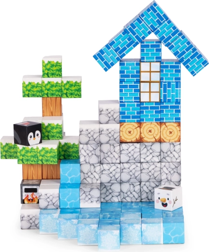 Creative building with a winter theme