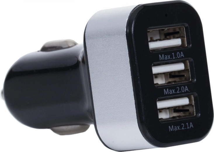 Auto lādētājs ar trīskāršu USB