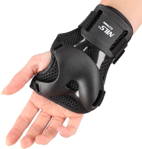 Adjustable hook-and-loop straps and secure fit