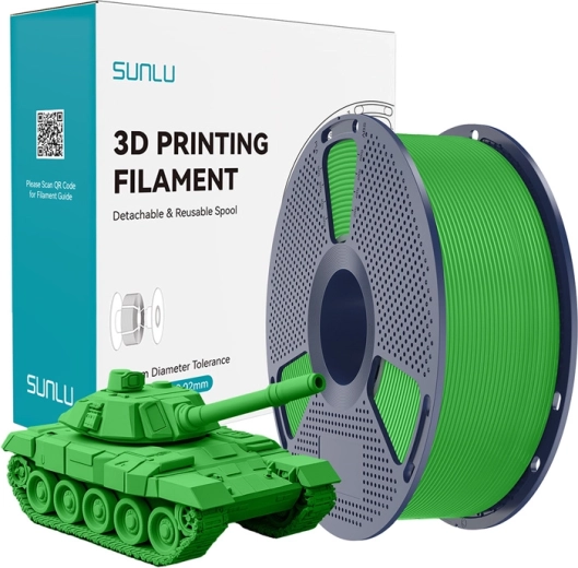 Sunlu PLA+ High‑Speed filaments 1,75 mm – zaļš