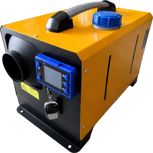 Pārnēsājams dīzeļa karstā gaisa sildītājs Webasto stilā 8 kW 12/24 V ar Bluetooth