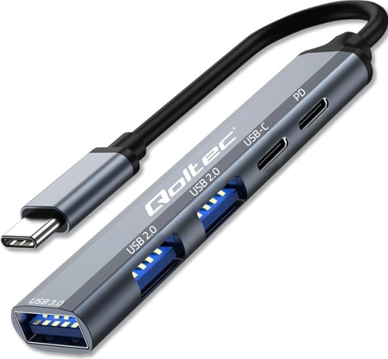 USB‑C hub 5-in-1 with PD, USB‑C, USB 3.0 and 2× USB 2.0