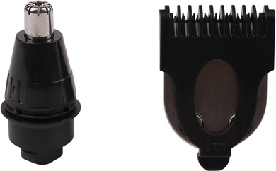 Attachments for detailed trimming including nose and ears