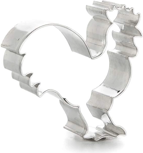 Rooster cookie cutter 5.5 × 5.2 × 1.6 cm