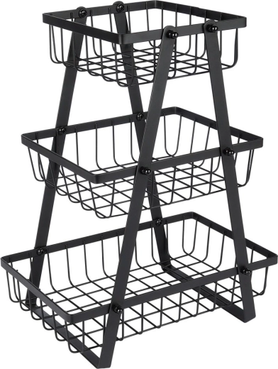 Three-tier design for maximum space savings