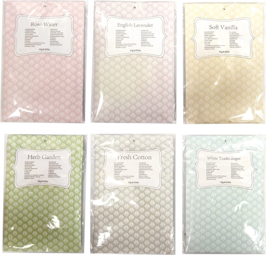 Scented sachet 15 g (mix of 6 variants) 10 × 15 cm