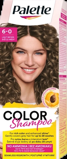 Palette Color Shampoo light brown 6-0 50 ml