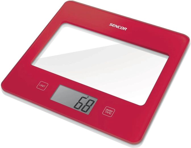 Sencor SKS 5034RD kitchen scale, red