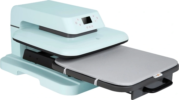 Large heating plate for T-shirts and larger designs
