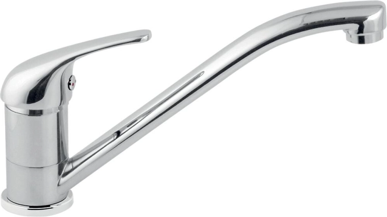 Deck-mounted kitchen faucet TITANIA IRIS, chrome, 200 mm spout
