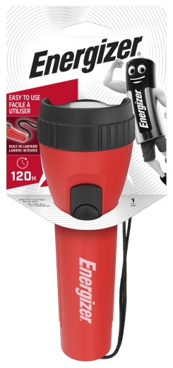 Energizer rokas lukturis Black & Silver, plastmasa, 2× D