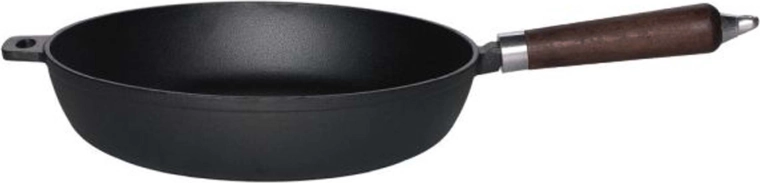 Čuguna panna Kitchisimo 28 cm ar koka rokturi