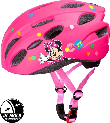 Bērnu velosipēda ķivere Seven Minnie Mouse in-mold M 52–56 cm