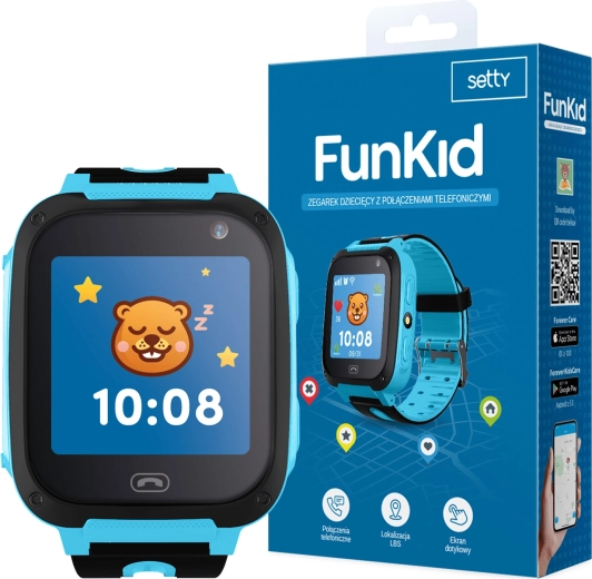 Bērnu viedpulkstenis Setty FunKids SD-100 zils