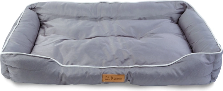 Gray dog bed 48 × 35 × 8 cm
