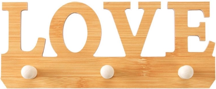 Dekoratīvs uzraksts LOVE, kas izdaiļos interjeru