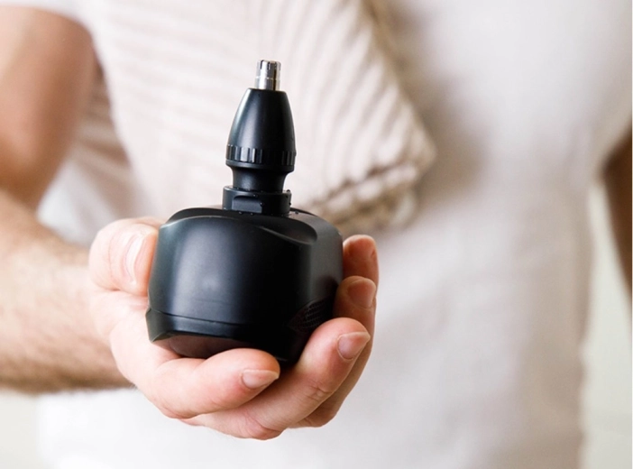Complete care with a nose hair trimmer