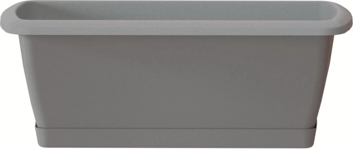 Puķu kaste ar paliktni RESPANA SET 39,2 cm – pelēks akmens