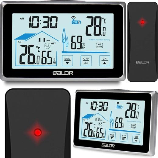 BALDR Weather Station in Black